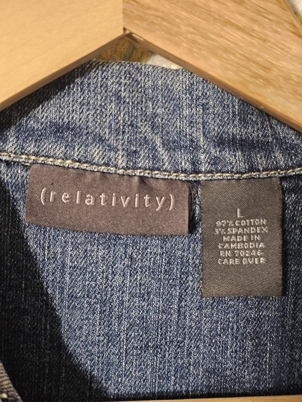 Relativity Jean Jacket - Picture 3 of 6